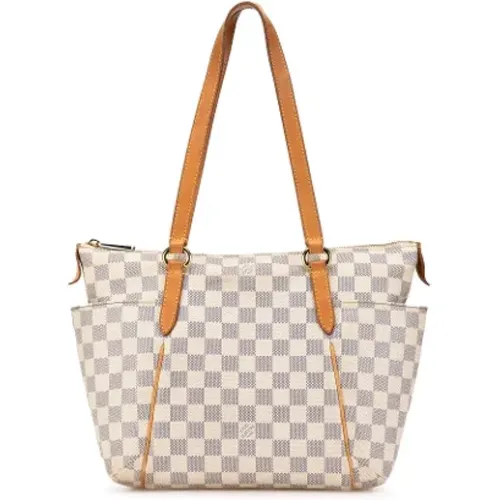 Pre-owned Tote Bags, female, , Size: ONE SIZE Pre-owned Canvas shoulder-bags - Louis Vuitton Vintage - Modalova