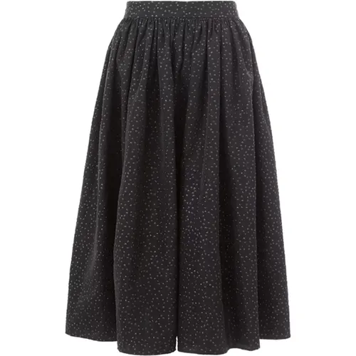 Flared Embellished Skirt , female, Sizes: XS - Lardini - Modalova