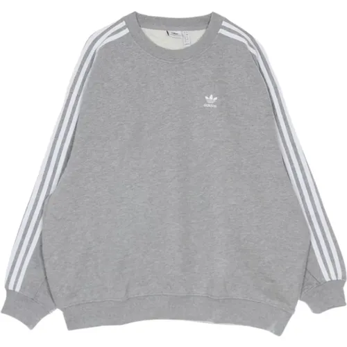 Marled Crewneck Sweatshirt Sporty Style - Adidas - Modalova