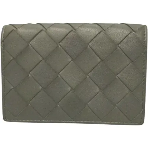 Pre-owned Leather wallets , female, Sizes: ONE SIZE - Bottega Veneta Vintage - Modalova