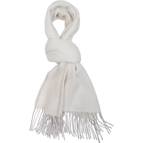 Winter Scarves, unisex, , Size: ONE SIZE Cashmere Wool Scarf - Eleventy - Modalova