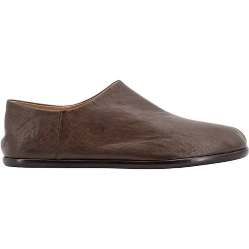 Ikonoischer Tabi Leder Loafer , Herren, Größe: 43 EU - Maison Margiela - Modalova