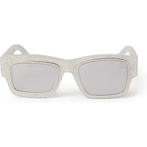Square-shaped sunglasses with metal detailing , unisex, Sizes: 51 MM - Palm Angels - Modalova