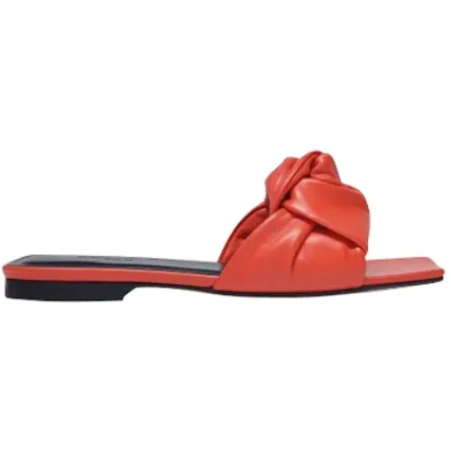 Leather sandals , female, Sizes: 2 UK - By FAR - Modalova
