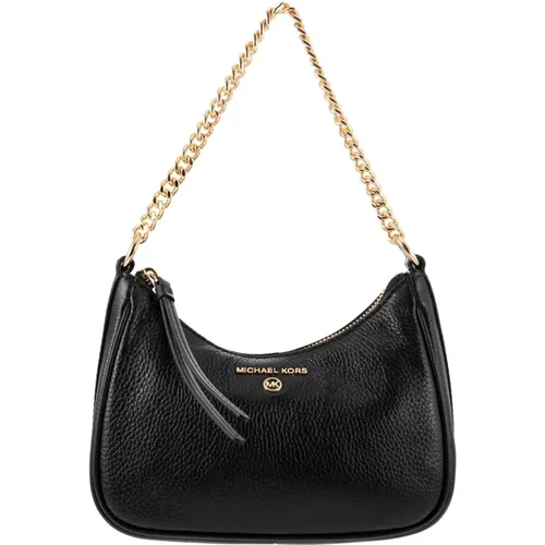 Grained Leather Small Shoulder Bag with Chain Strap , female, Sizes: ONE SIZE - Michael Kors - Modalova