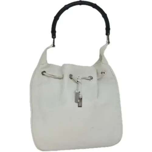 Pre-owned Bucket Bags, female, , Size: ONE SIZE Pre-owned Leather gucci-bags - Gucci Vintage - Modalova