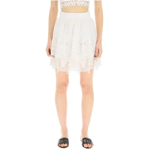 Flounced Mini Skirt , female, Sizes: XS - Dolce & Gabbana - Modalova