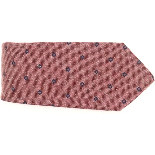 Ties, male, , Size: ONE SIZE Luxury Cashmere Tie for the Modern Gentleman - Kiton - Modalova