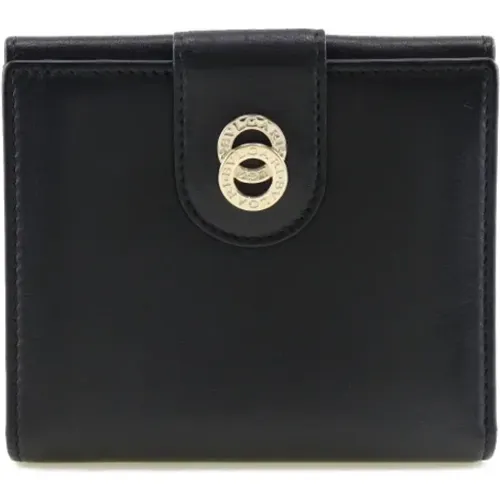 Pre-owned Wallets, female, , Size: ONE SIZE Pre-owned Leather wallets - Bvlgari Vintage - Modalova