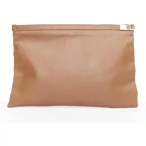 Pre-owned Leather clutches , female, Sizes: ONE SIZE - Maison Margiela Pre-owned - Modalova