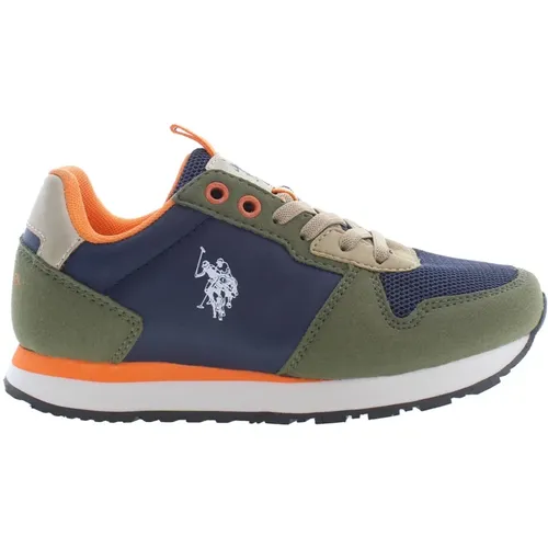 Sportliche Blaue Kindersneaker - U.S. Polo Assn. - Modalova