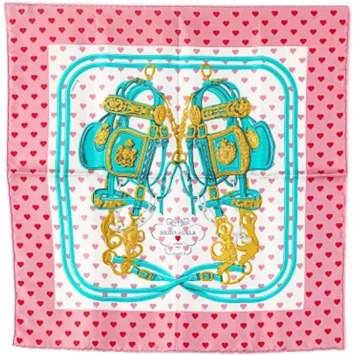 Pre-owned Scarves, female, , Size: ONE SIZE Pre-owned Silk scarves - Hermès Vintage - Modalova