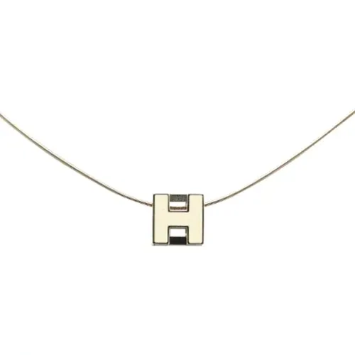 Pre-owned Jewellery, female, , Size: ONE SIZE Pre-owned Metal necklaces - Hermès Vintage - Modalova