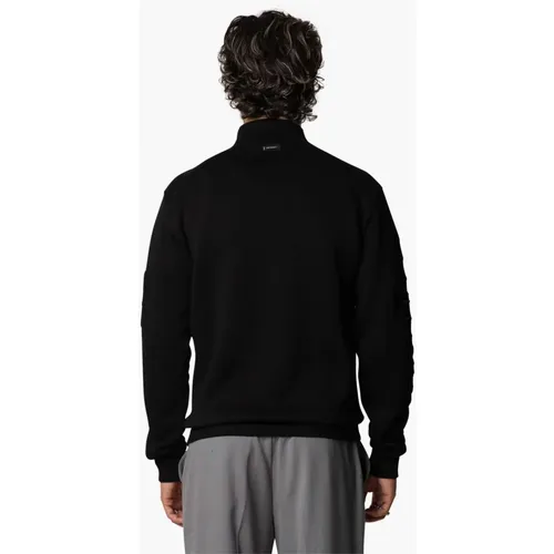 Zip-throughs, male, , Size: S Defender Zip Sweater Men - Quotrell - Modalova