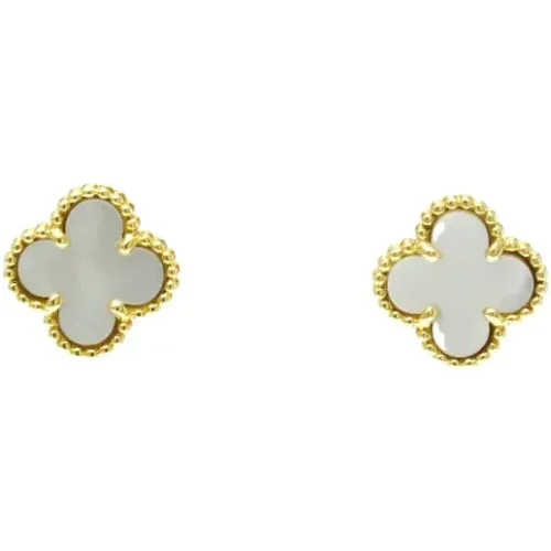 Pre-owned Jewellery, female, , Size: ONE SIZE Pre-owned Gold earrings - Van Cleef & Arpels Pre-owned - Modalova