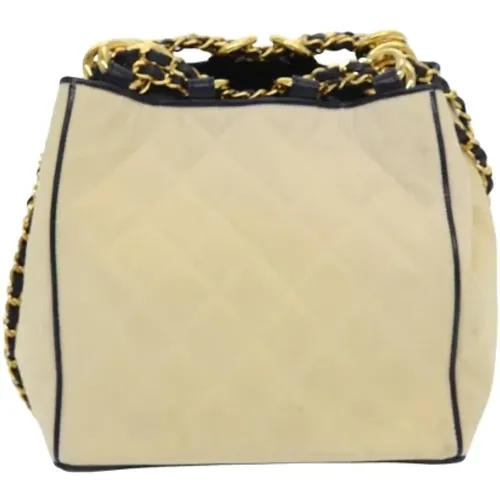 Pre-owned Canvas chanel-bags , female, Sizes: ONE SIZE - Chanel Vintage - Modalova