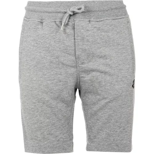 Herren Bermuda Shorts Grau Melange , Herren, Größe: L - Invicta - Modalova