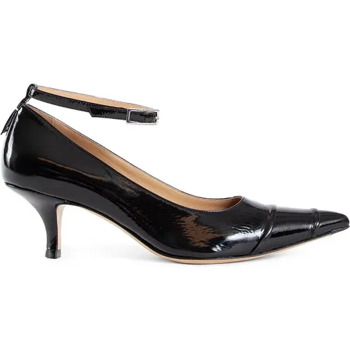 Pumps, female, , Size: 6 US Patent Leather Pointed Toe Pumps - Maison Margiela - Modalova