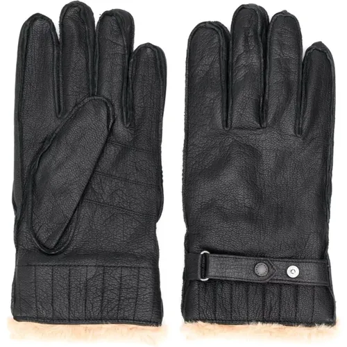 Gloves, male, , Size: L Leather Utility Gloves - Barbour - Modalova