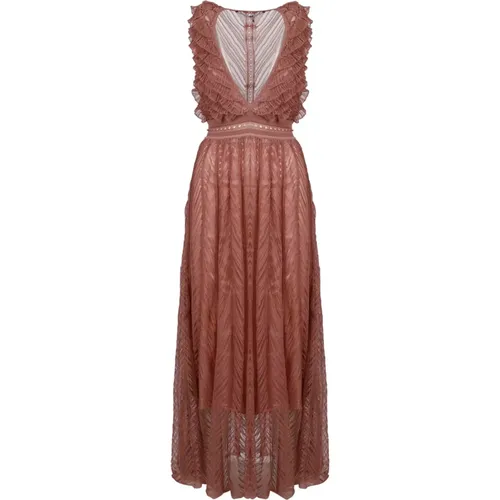Ruffled Sleeveless Dress , female, Sizes: L - Antonino Valenti - Modalova