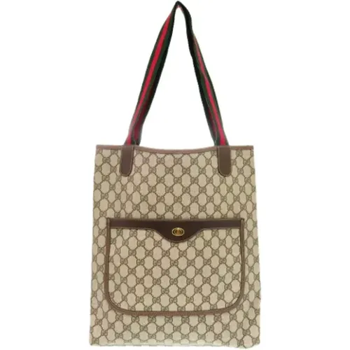 Pre-owned Tote Bags, female, , Size: ONE SIZE Pre-owned Canvas gucci-bags - Gucci Vintage - Modalova