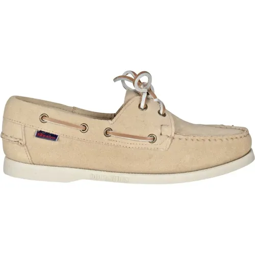 Portland Fleece Lined Boat Shoes , female, Sizes: 4 1/2 UK - Sebago - Modalova