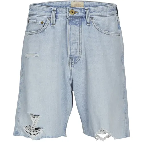 Vintage Button-Up Bermuda Shorts , Herren, Größe: XL - jack & jones - Modalova