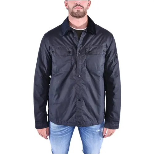 Waxed Cotton Jacket with Quilted Lining , male, Sizes: XL, L - Barbour - Modalova