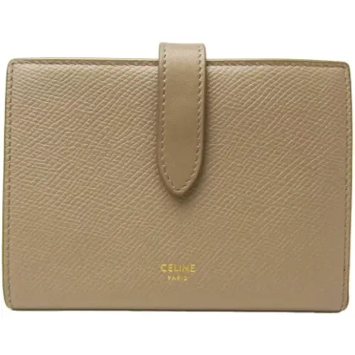 Pre-owned Wallets, female, , Size: ONE SIZE Pre-owned Leather wallets - Celine Vintage - Modalova