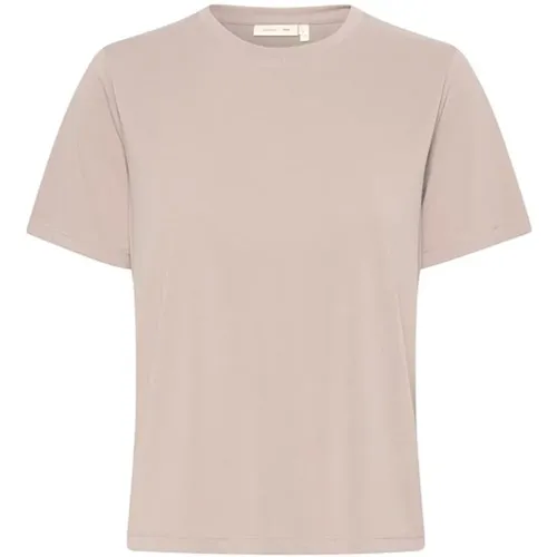 Classic V-Neck Tee Top Clay , female, Sizes: XL, 2XS, L, M, XS, 2XL, S, 3XL - InWear - Modalova