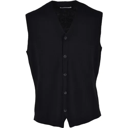 Vests, male, , Size: S Merino Wool Knit Vest - Kangra - Modalova