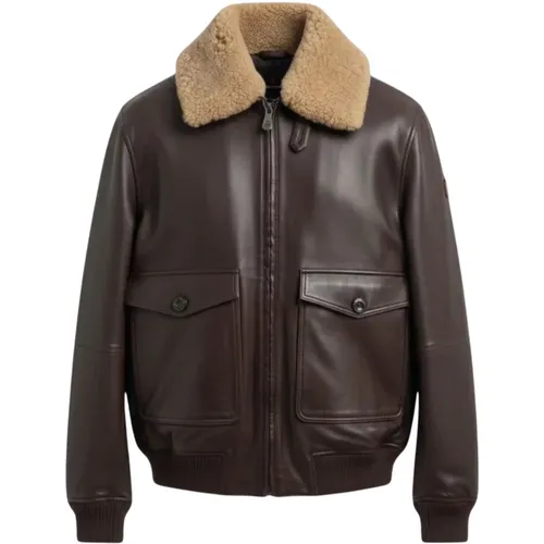 Leather Jackets, male, , Size: L Murdo Jacket - Peuterey - Modalova