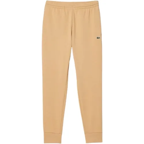 Sweatpants, male, , Size: XS Slim Fit Jogger Sweatpants in Cotton Fleece - Lacoste - Modalova