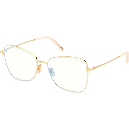 Glasses, unisex, , Size: 55 MM Blue Block Eyewear Frames - Tom Ford - Modalova