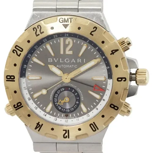 Pre-owned Watches, male, , Size: ONE SIZE Pre-owned Stainless Steel watches - Bvlgari Vintage - Modalova