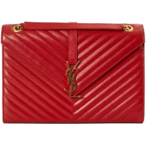 Pre-owned Cross Body Bags, female, , Size: ONE SIZE Pre-owned Leather shoulder-bags - Yves Saint Laurent Vintage - Modalova