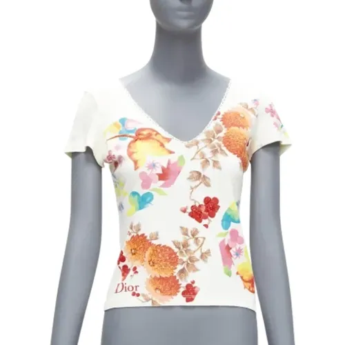 Pre-owned Cotton tops , female, Sizes: 3XL/4XL - Dior Vintage - Modalova