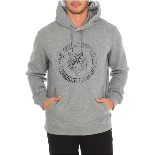 Hoodie with Brand Print and Claws , male, Sizes: S, 2XL, M, XL, L - Plein Sport - Modalova