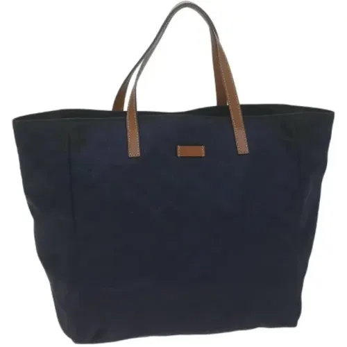 Pre-owned Tote Bags, female, , Size: ONE SIZE Pre-owned Canvas gucci-bags - Gucci Vintage - Modalova