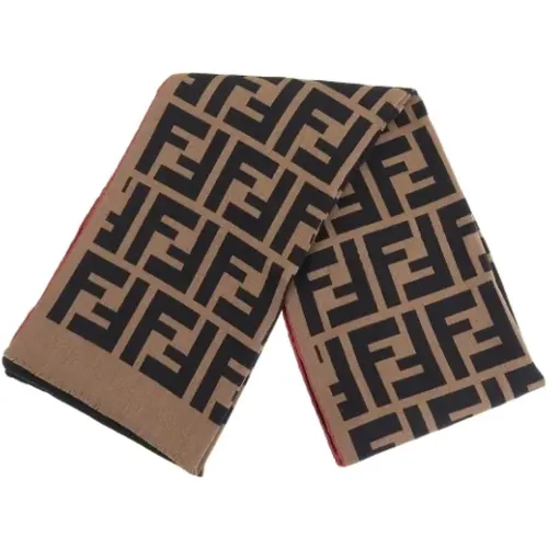 Pre-owned Silk scarves , female, Sizes: ONE SIZE - Fendi Vintage - Modalova