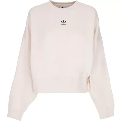 Essentials Crewneck Sweatshirt - Wonder White , Damen, Größe: 2XL - Adidas - Modalova