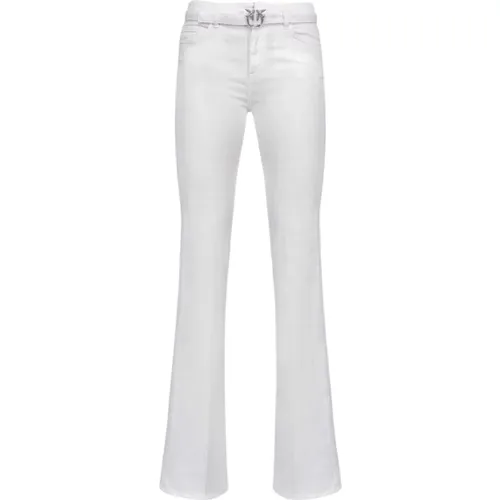 Retro Flare Jeans , female, Sizes: W26 - pinko - Modalova