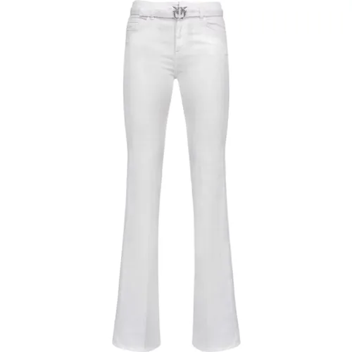 Retro Flare Jeans , Damen, Größe: W26 - pinko - Modalova