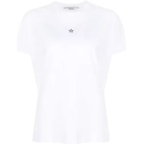 Embroidered Mini Star T-Shirt , female, Sizes: XS, S - Stella Mccartney - Modalova