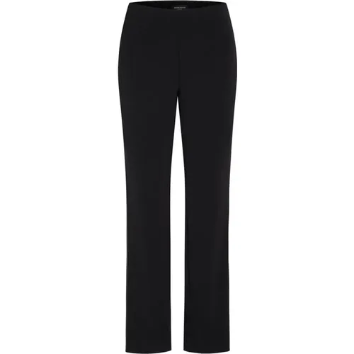 Schwarze Hose mit weißen Details , Damen, Größe: M - Bruuns Bazaar - Modalova