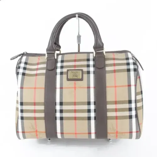 Pre-owned Weekend Bags, female, , Size: ONE SIZE Pre-owned Fabric handbags - Burberry Vintage - Modalova