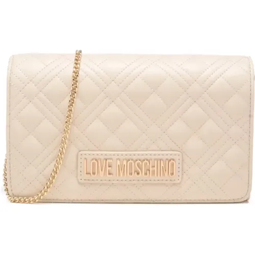 Ivory Taschen für Stilvolle Fashionistas , Damen, Größe: ONE Size - Love Moschino - Modalova