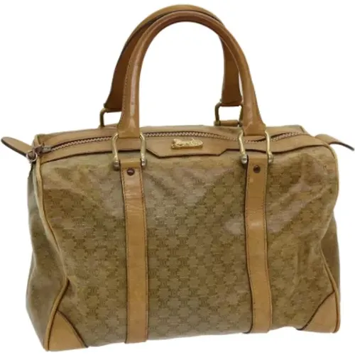 Pre-owned Tote Bags, female, , Size: ONE SIZE Pre-owned Canvas travel-bags - Celine Vintage - Modalova