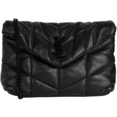 Pre-owned Cross Body Bags, female, , Size: ONE SIZE Pre-owned Leather crossbody-bags - Yves Saint Laurent Vintage - Modalova