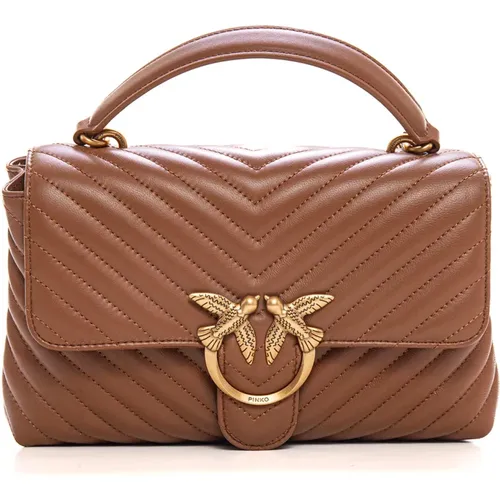 Love Lady Puff clutch bag , female, Sizes: ONE SIZE - pinko - Modalova